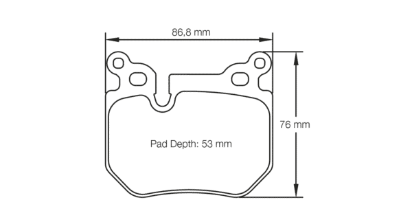 E8085R2901 - Pagid RSL 29 Brake Pads; Rear - Image 2
