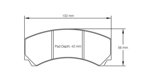 S2126L01001 - Pagid RSL 1 Brake Pads; Rear - Image 2