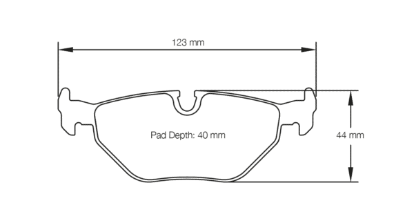 E128529010 - Pagid RSL 29 Brake Pads; Rear - Image 2