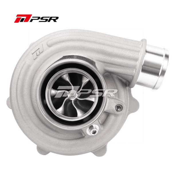 PSR 5855A Curved Point Milled Compressor Wheel Dual Ball Bearing Turbocharger HP Rating 770 - 0.72A/R Dual Vband