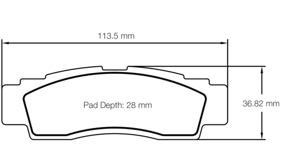 S6003UT1001 - Pagid UT 1 Brake Pads; Front - Image 2