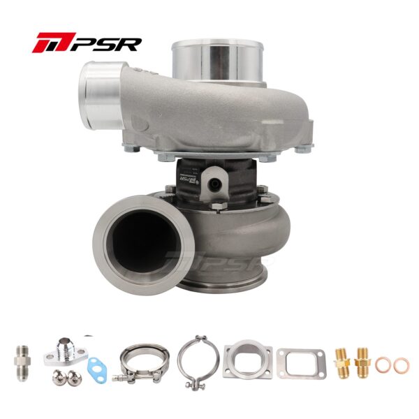 PSR3067 Gen2 Dual Ball Bearing Turbocharger - .82 STAINLESS STEEL DUAL V-BAND+T3 Adapter