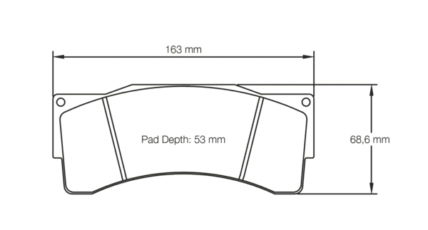 S8222T2E001 - Pagid RST 2E Brake Pads; Front - Image 2