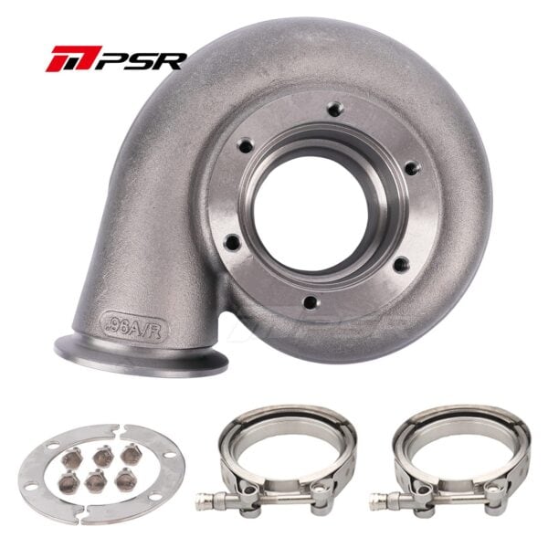 Turbine Housing Drop in Precision PTE Ball Bearing Turbo 6266 6466 6766 - V-band Inlet & Outlet 0.96A/R
