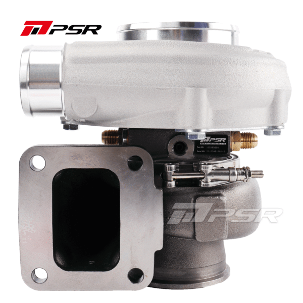 PSR 5855A Curved Point Milled Compressor Wheel Dual Ball Bearing Turbocharger HP Rating 770 - T4 .82 V-Band