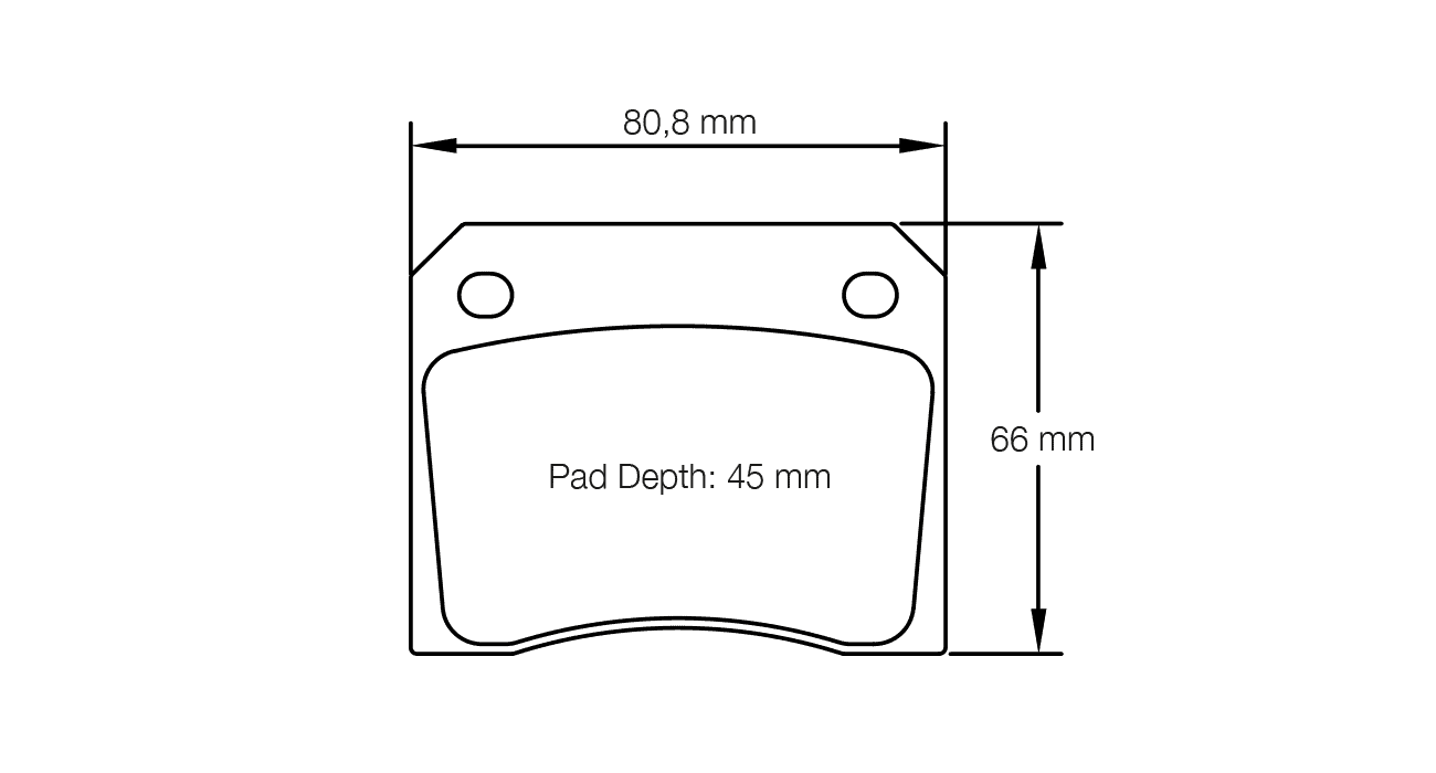 S8041H29E01 - Pagid RSH 29E Brake Pads; Rear - Image 2