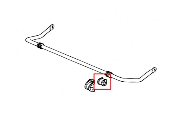 Front Stabilizer Bushing Honda S2000 - Image 2
