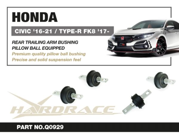 Rear Trailing Arm Bushing Honda Civic - Image 2