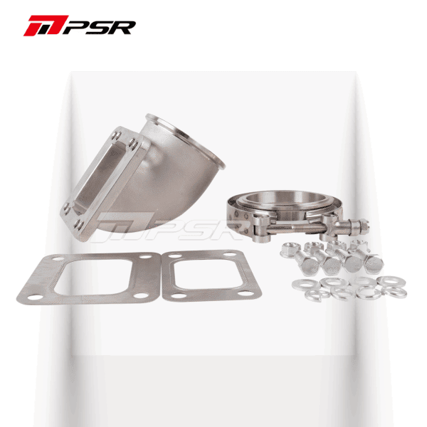 PSR 90 Degree Elbow Adapter T3/T4 3'' Vband Stainless Steel