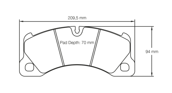 S4917R29001 - Pagid RSL 29 Brake Pads; Front - Image 2