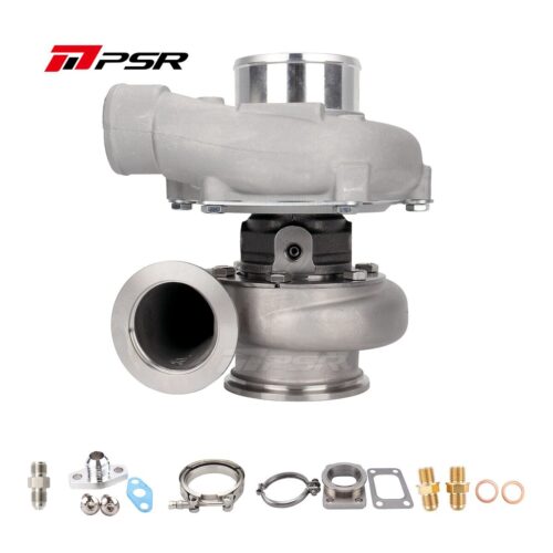 PSR3071 Gen2 Compact Dual Ball Bearing Turbocharger – STAINLESS STEEL V-BAND INLET, V-BAND OUTLET, 0.82A/R +T25…