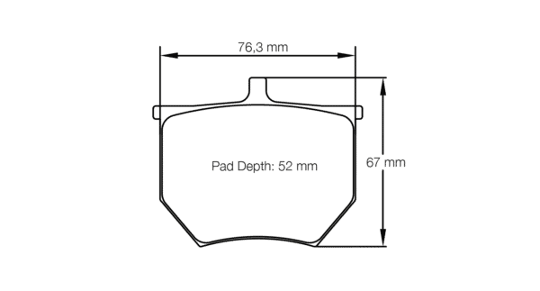 S8040H42001 - Pagid RSH 42 Brake Pads; - Image 2