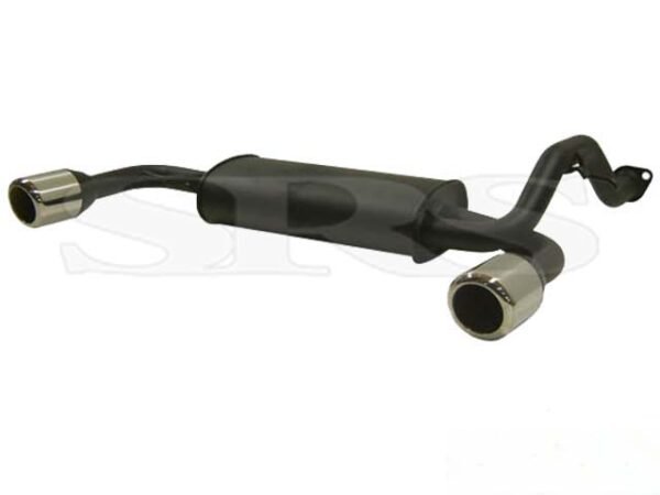 Axleback System Steel Dual (Civic 87-91 3dr/CRX 87-93)