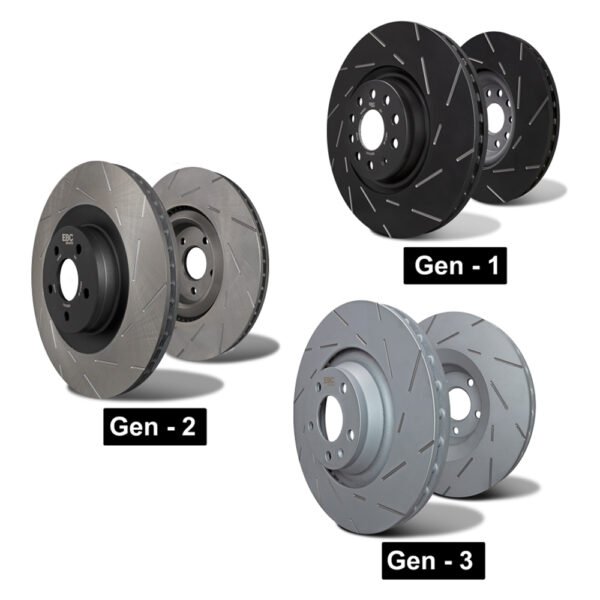 USR885 - EBC USR Slotted Brake Discs; Front - Image 3