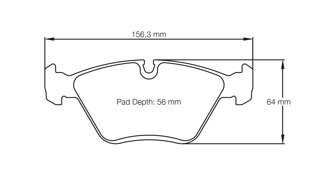 S1295T01001 - Pagid RST 1 Brake Pads; Front - Image 2