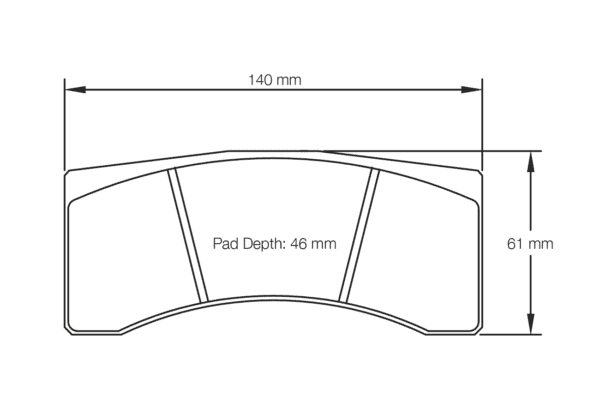 S1617T5E001 - Pagid RST 5E Brake Pads; Front/Rear - Image 2