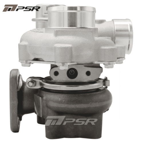 PSR 3434C Journal Bearing Turbocharger HP Rating 200 – 3 Bolt Inlet, 4 Bolt Outlet, 0.45A/R