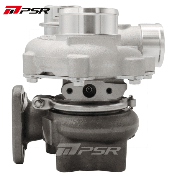 PSR 3434C Journal Bearing Turbocharger HP Rating 200 - 3 Bolt Inlet, 4 Bolt Outlet, 0.45A/R
