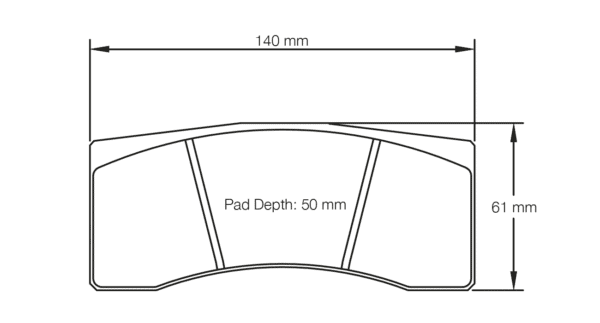 S1616T2E001 - Pagid RST 2E Brake Pads; Front/Rear - Image 2