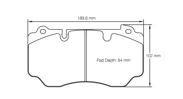 S4941C01001 - Pagid RSC 1 Brake Pads; Front - Image 2