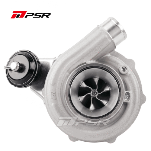PSR 5855A With PTG Style Compressor Wheel Dual Ball Bearing Turbocharger HP Rating 770 – 0.72A/R Dual Vband IWG, T51R Mod