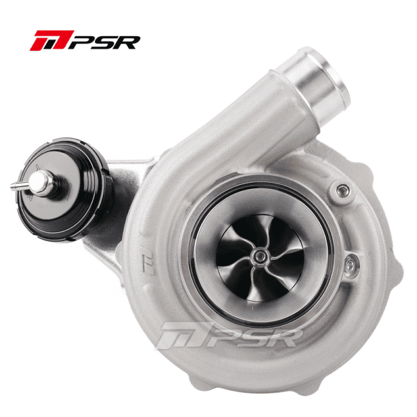 PSR 5855A With PTG Style Compressor Wheel Dual Ball Bearing Turbocharger HP Rating 770 - 0.72A/R Dual Vband IWG, T51R Mod