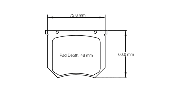 S8032H29E01 - Pagid RSH 29E Brake Pads; Front/Rear - Image 2