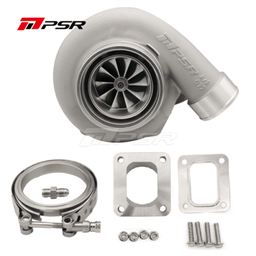 PSR3584 GEN2 Dual Ball Bearing Turbocharger – 1.03 STAINLESS STEEL DUAL V-BAND+T4 Adapter
