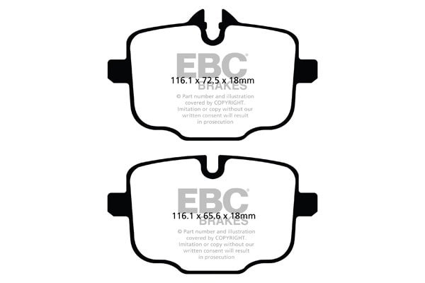 DP82089RPX - EBC RP-X Brake Pads; Rear - Image 4