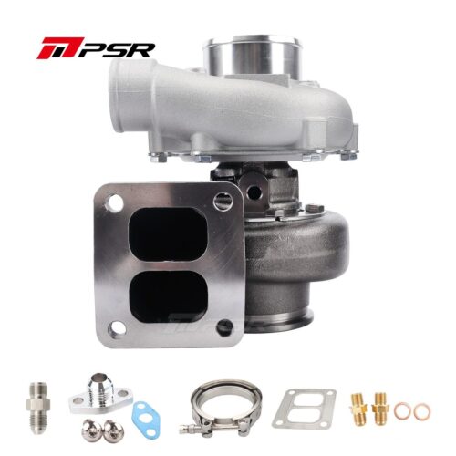 PSR3582 Compact Dual Ball Bearing Turbocharger – T4 DIVIDED INLET, V-BAND OUTLET, 0.85A/R