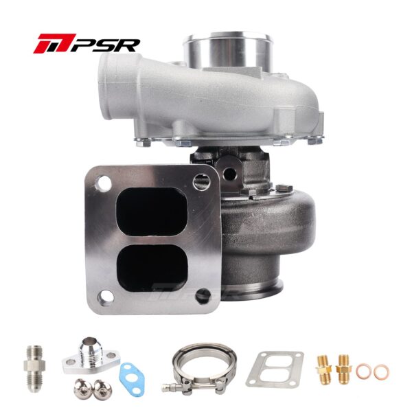 PSR3582 Compact Dual Ball Bearing Turbocharger - T4 DIVIDED INLET, V-BAND OUTLET, 0.85A/R