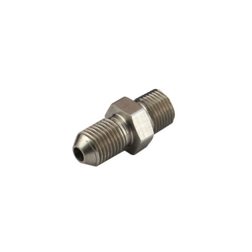 1/8" NPT to -3AN male – SS