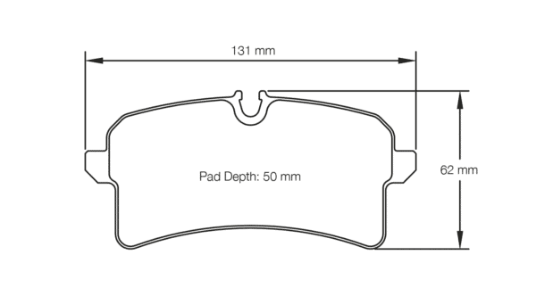 S4938C01001 - Pagid RSC 1 Brake Pads; Rear - Image 2