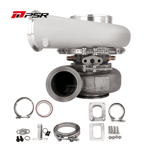 PSR 7782G Dual Ball Bearing Turbocharger HP Rating 1500 – Dual Vband 1.01A/R+An Adapter Vband to T4