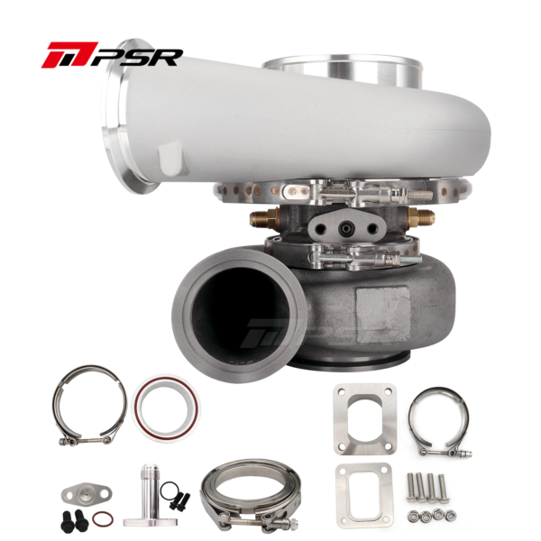 PSR 7782G Dual Ball Bearing Turbocharger HP Rating 1500 - Dual Vband 1.01A/R+An Adapter Vband to T4