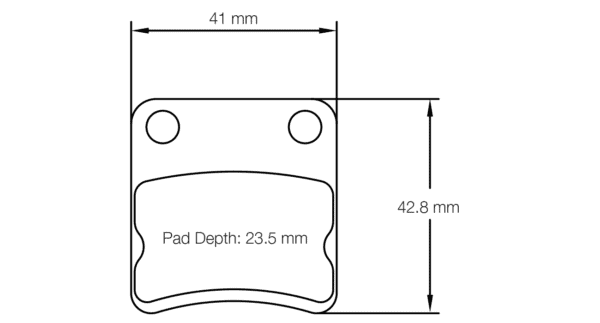 S5106K01001 - Pagid K 1 Brake Pads; Front/Rear - Image 2