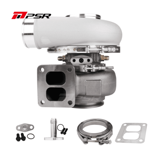 PSR 7170G Dual Ball Bearing Turbocharger HP Rating 1150 – T4 Divided Inlet, V-Band Outlet(fits 4” OD tubing) 0.95A/R