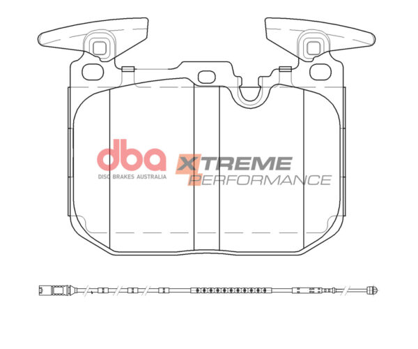 DB2299XP - DBA Xtreme Performance Brake Pads; Front - Image 3