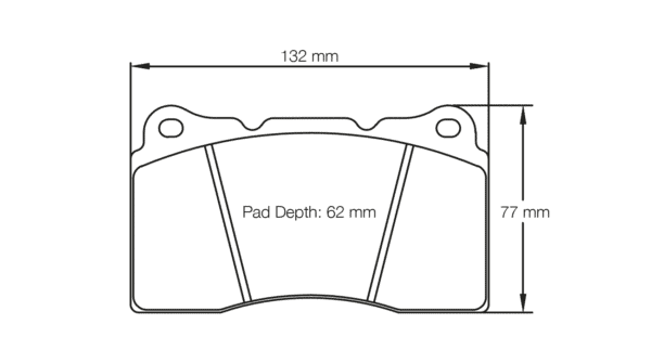 S2487T03001 - Pagid RST 3 Brake Pads; Front/Rear - Image 2
