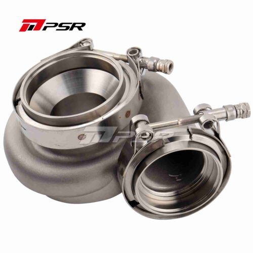 PSR PTX35 Turbine Housings for PSR3584 Gen2 Turbos – Stainless Steel Dual Vband 0.82A/R