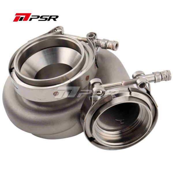 PSR PTX35 Turbine Housings for PSR3584 Gen2 Turbos - Stainless Steel Dual Vband 0.82A/R