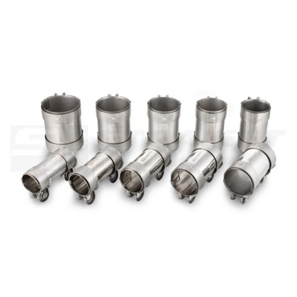 Full Stainless 2-Bolts pipe  connectors for 88mm tube - Image 2