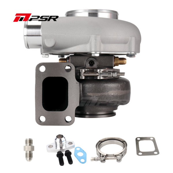 PSR Forward Rotation 5855G Dual Ball Bearing Turbocharger HP Rating 770 - Stainless Steel .82A/R T25 W/O IWG(+Vband to T25 Adapter)