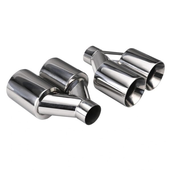 Double Silver Tips Set In-63 Out-102 Straight Cut L245/235 - Image 3