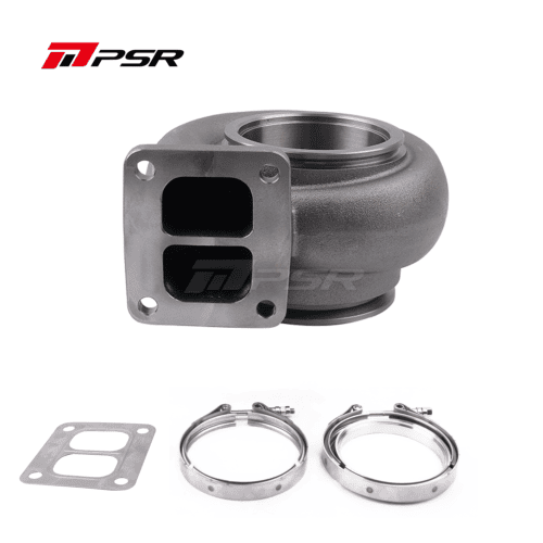 Turbine Housing Drop in Precision PTE Ball Bearing Turbo 7685 8085 8385 – 1.28A/R, T4 Divided Inelt, 4" V-band Outlet