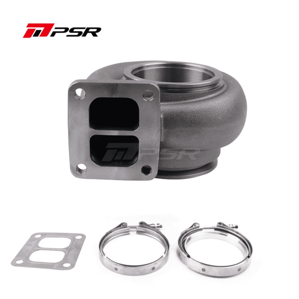Turbine Housing Drop in Precision PTE Ball Bearing Turbo 7685 8085 8385 - 1.28A/R, T4 Divided Inelt, 4" V-band Outlet