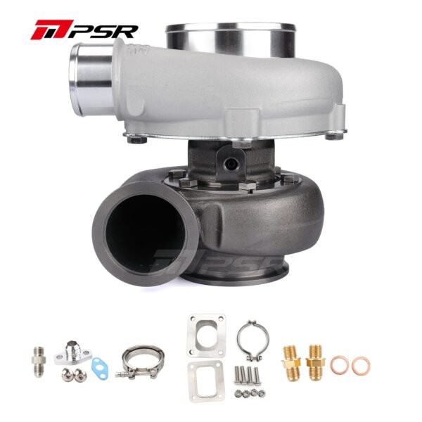 PSR3076 Gen2 Dual Ball Bearing Turbocharger - 1.01 DUAL V-BAND+T4 Adapter, T51R Mod