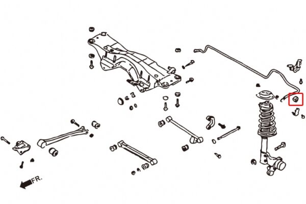 Reinforced Stabilizer Bushing Subaru Forester, Impreza, Legacy/outback - Image 2