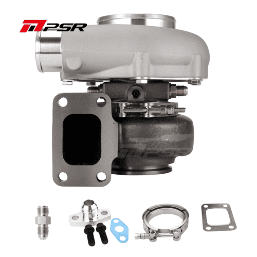 PSR Forward Rotation 6255G Dual Ball Bearing Turbocharger HP Rating 900 – Stainless Steel .82A/R T25 W/O IWG(+Vband to T25 Adapter)