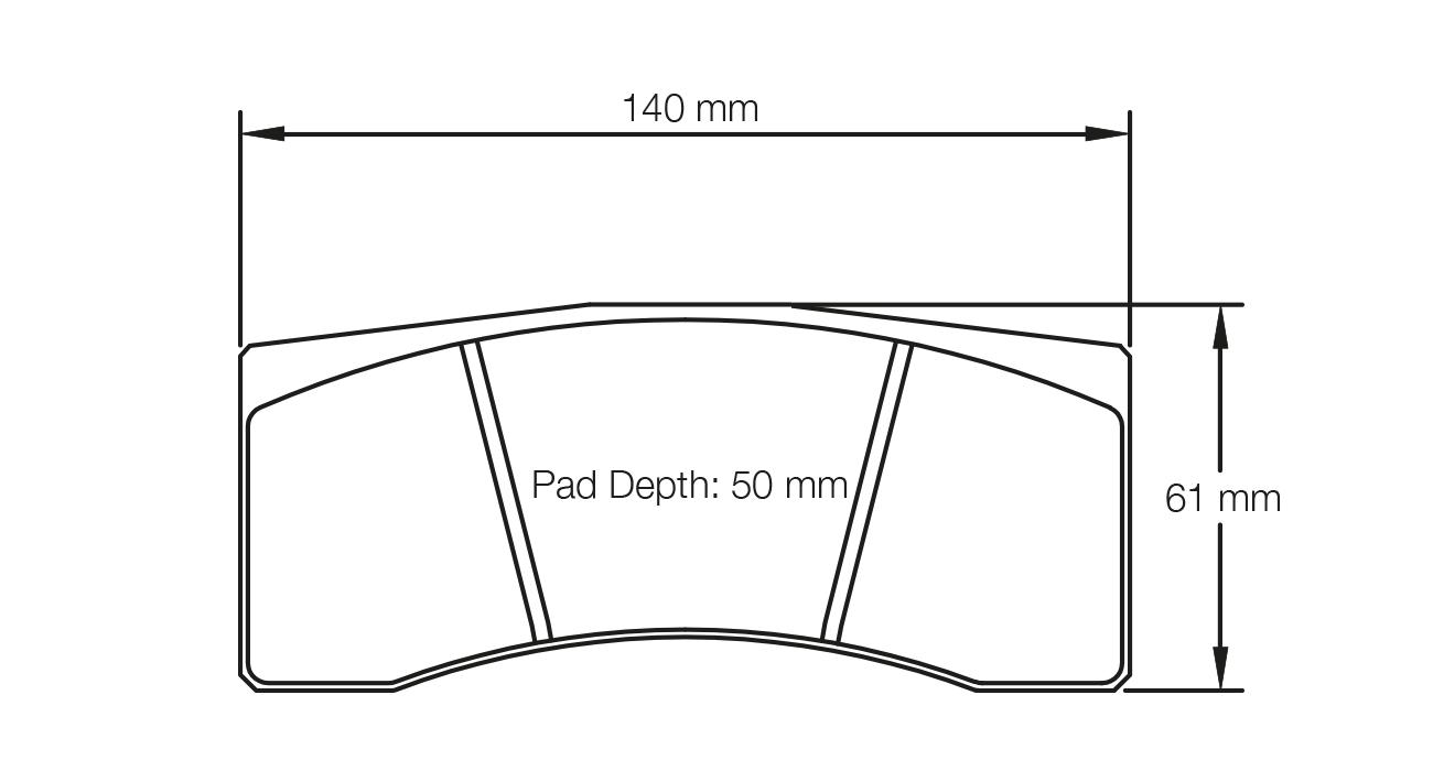 E189629010 - Pagid RSL 29 Brake Pads; Front - Image 2
